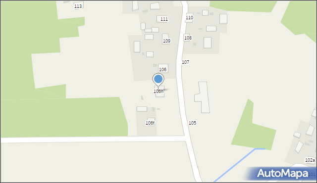 Nowa Grobla, Nowa Grobla, 106h, mapa Nowa Grobla