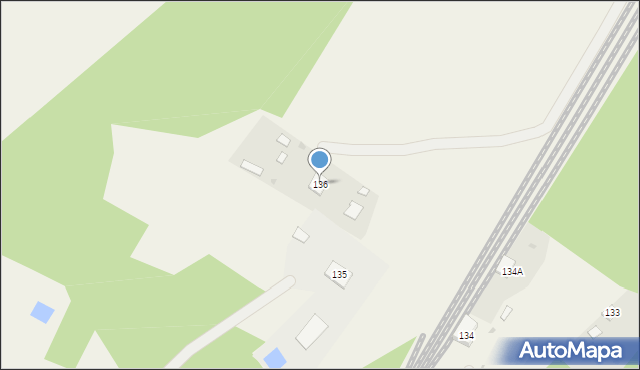 Nowa Grobla, Nowa Grobla, 136, mapa Nowa Grobla