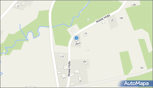 Nowa Huta, Nowa Huta, 18A, mapa Nowa Huta