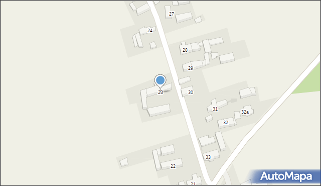 Nowa Jabłona, Nowa Jabłona, 23, mapa Nowa Jabłona