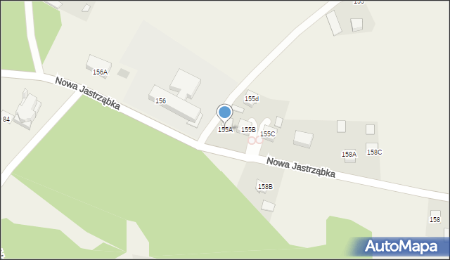 Nowa Jastrząbka, Nowa Jastrząbka, 155A, mapa Nowa Jastrząbka