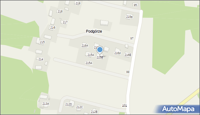 Nowa Jastrząbka, Nowa Jastrząbka, 215B, mapa Nowa Jastrząbka