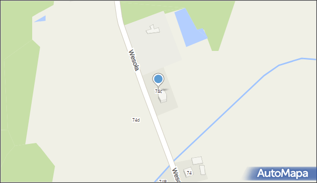 Nowa Jastrząbka, Nowa Jastrząbka, 74c, mapa Nowa Jastrząbka