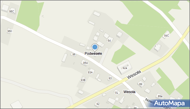 Nowa Jastrząbka, Nowa Jastrząbka, 94B, mapa Nowa Jastrząbka