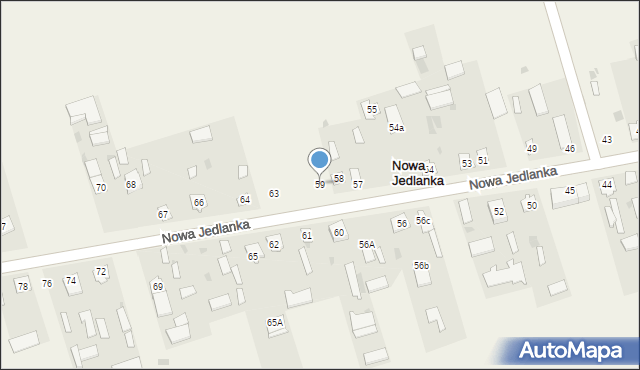Nowa Jedlanka, Nowa Jedlanka, 59, mapa Nowa Jedlanka