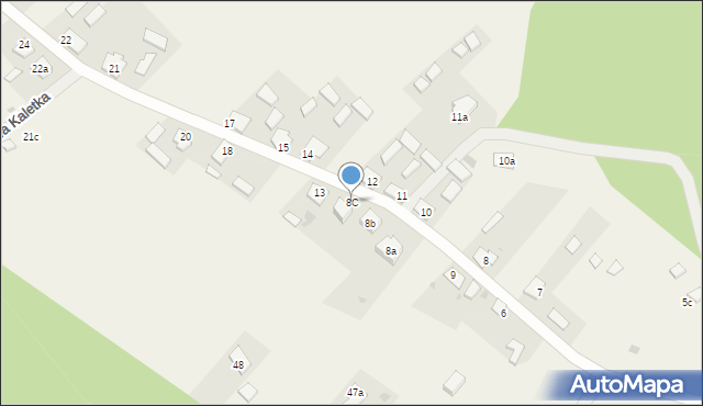 Nowa Kaletka, Nowa Kaletka, 8C, mapa Nowa Kaletka