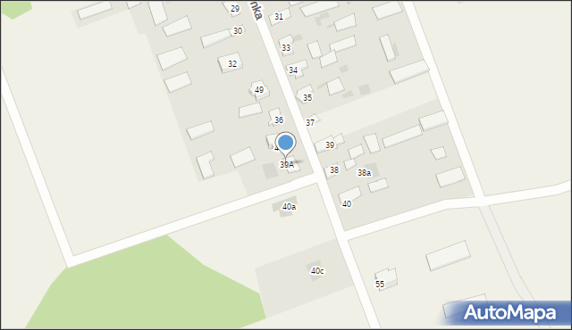 Nowa Kamionka, Nowa Kamionka, 39A, mapa Nowa Kamionka