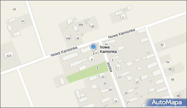 Nowa Kamionka, Nowa Kamionka, 4, mapa Nowa Kamionka