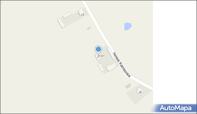 Nowa Kamionka, Nowa Kamionka, 17, mapa Nowa Kamionka