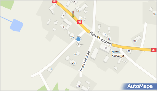 Nowa Karczma, Nowa Karczma, 2, mapa Nowa Karczma