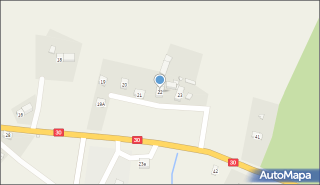 Nowa Karczma, Nowa Karczma, 22, mapa Nowa Karczma