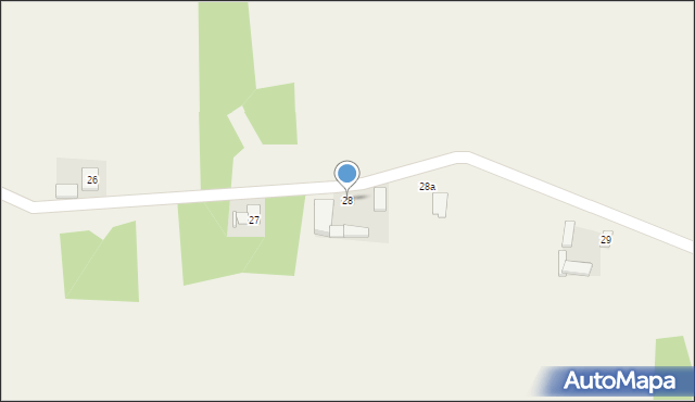 Nowa Kaźmierka, Nowa Kaźmierka, 28, mapa Nowa Kaźmierka