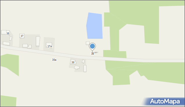 Nowa Kaźmierka, Nowa Kaźmierka, 38, mapa Nowa Kaźmierka