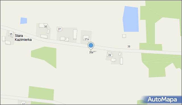 Nowa Kaźmierka, Nowa Kaźmierka, 39a, mapa Nowa Kaźmierka