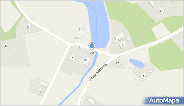 Nowa Kiszewa, Nowa Kiszewa, 10a, mapa Nowa Kiszewa