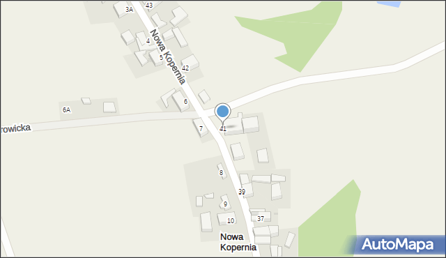 Nowa Kopernia, Nowa Kopernia, 41, mapa Nowa Kopernia
