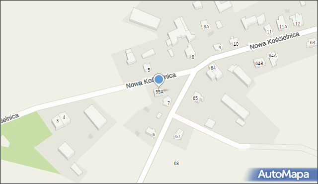 Nowa Kościelnica, Nowa Kościelnica, 7a, mapa Nowa Kościelnica