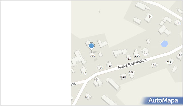 Nowa Kościelnica, Nowa Kościelnica, 9b, mapa Nowa Kościelnica