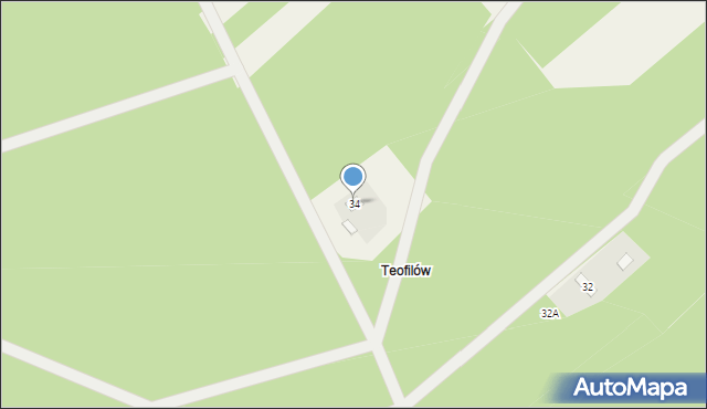 Nowa Krępa, Nowa Krępa, 34, mapa Nowa Krępa