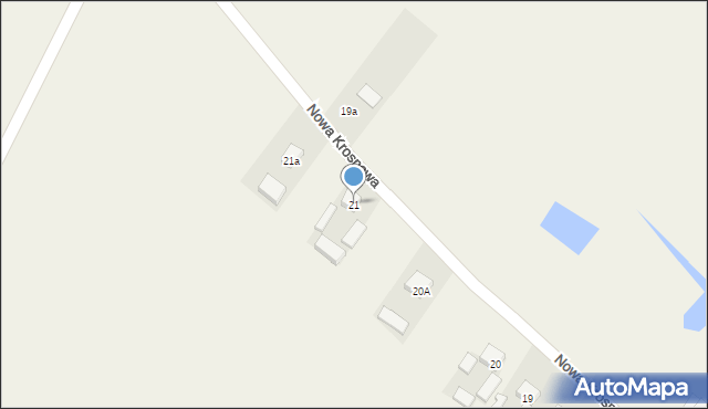 Nowa Krosnowa, Nowa Krosnowa, 21, mapa Nowa Krosnowa