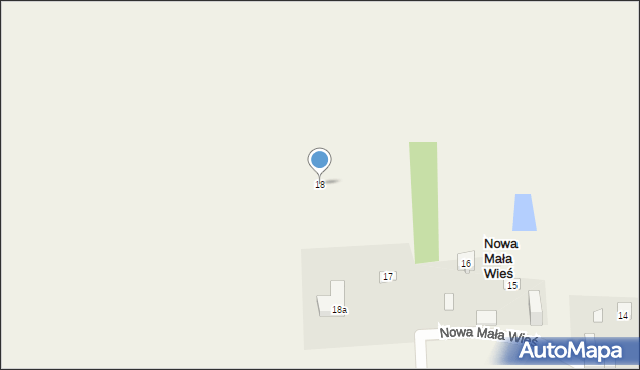 Nowa Mała Wieś, Nowa Mała Wieś, 18, mapa Nowa Mała Wieś
