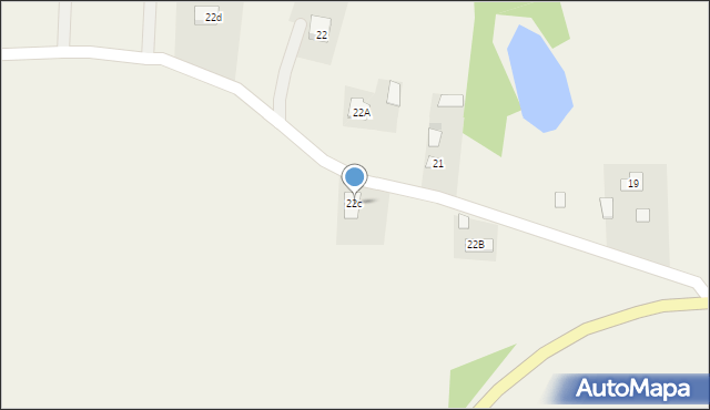 Nowa Mała Wieś, Nowa Mała Wieś, 22c, mapa Nowa Mała Wieś