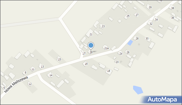 Nowa Maliszewa, Nowa Maliszewa, 19, mapa Nowa Maliszewa