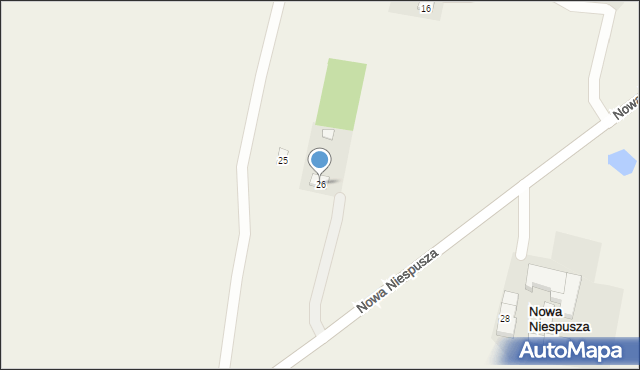 Nowa Niespusza, Nowa Niespusza, 26, mapa Nowa Niespusza