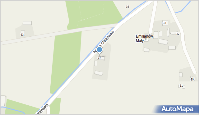 Nowa Olszówka, Nowa Olszówka, 37, mapa Nowa Olszówka