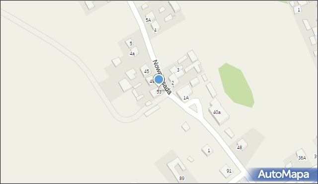 Nowa Osada, Nowa Osada, 53, mapa Nowa Osada