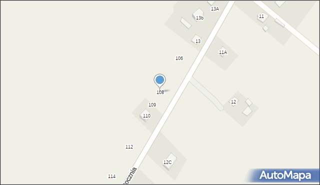 Nowa Otocznia, Nowa Otocznia, 108, mapa Nowa Otocznia