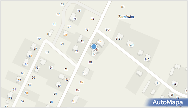 Nowa Otocznia, Nowa Otocznia, 1s, mapa Nowa Otocznia