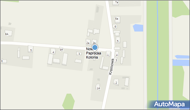Nowa Paprocka Kolonia, Nowa Paprocka Kolonia, 2, mapa Nowa Paprocka Kolonia