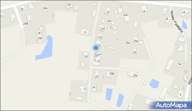 Nowa Pasłęka, Nowa Pasłęka, 21d, mapa Nowa Pasłęka