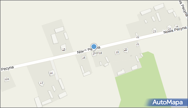 Nowa Pecyna, Nowa Pecyna, 17, mapa Nowa Pecyna