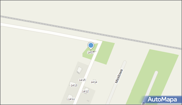 Nowa Piasecznica, Nowa Piasecznica, 14/17, mapa Nowa Piasecznica