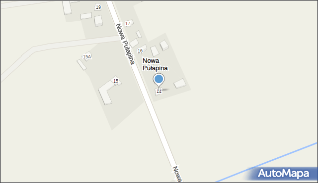 Nowa Pułapina, Nowa Pułapina, 14, mapa Nowa Pułapina