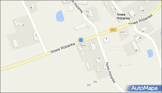 Nowa Różanka, Nowa Różanka, 2/2, mapa Nowa Różanka