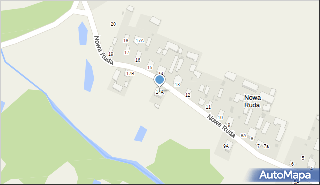 Nowa Ruda, Nowa Ruda, 14A, mapa Nowa Ruda