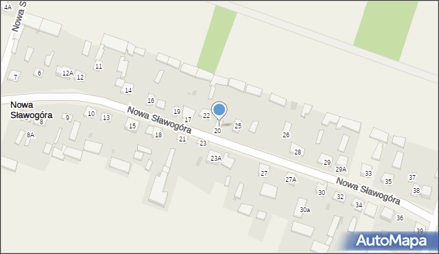 Nowa Sławogóra, Nowa Sławogóra, 24, mapa Nowa Sławogóra