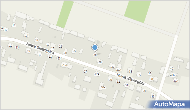 Nowa Sławogóra, Nowa Sławogóra, 26, mapa Nowa Sławogóra