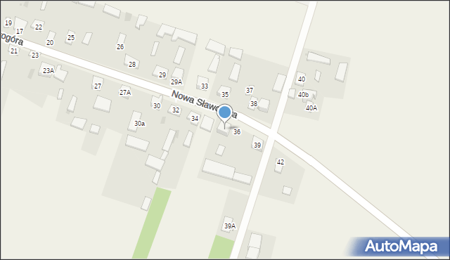 Nowa Sławogóra, Nowa Sławogóra, 36A, mapa Nowa Sławogóra