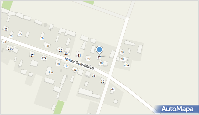 Nowa Sławogóra, Nowa Sławogóra, 37, mapa Nowa Sławogóra