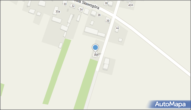 Nowa Sławogóra, Nowa Sławogóra, 39A, mapa Nowa Sławogóra