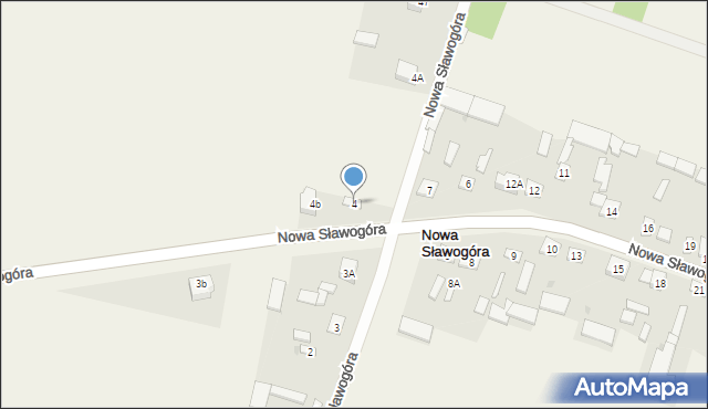 Nowa Sławogóra, Nowa Sławogóra, 4, mapa Nowa Sławogóra