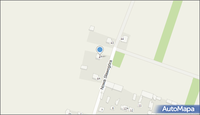 Nowa Sławogóra, Nowa Sławogóra, 47, mapa Nowa Sławogóra