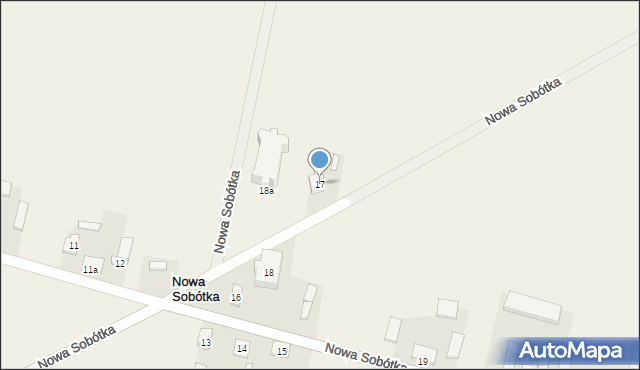 Nowa Sobótka, Nowa Sobótka, 17, mapa Nowa Sobótka