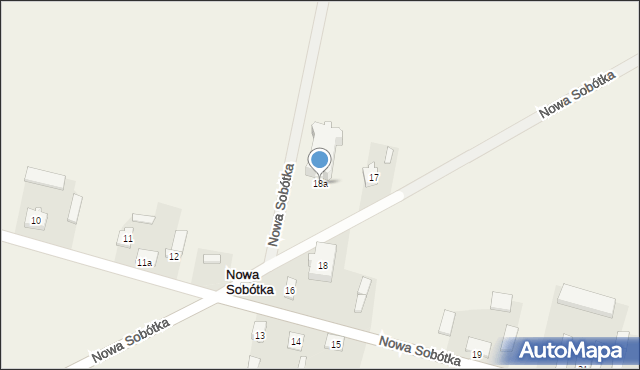 Nowa Sobótka, Nowa Sobótka, 18a, mapa Nowa Sobótka