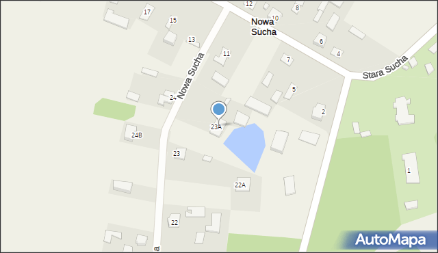 Nowa Sucha, Nowa Sucha, 9, mapa Nowa Sucha