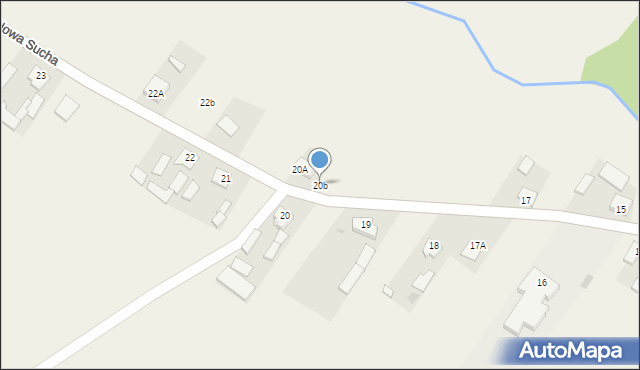 Nowa Sucha, Nowa Sucha, 20b, mapa Nowa Sucha